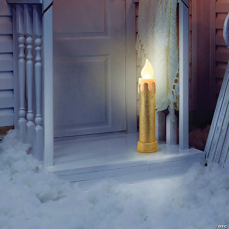 Mr. Christmas Gold Blow Mold Candle