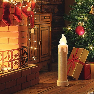 Mr. Christmas Gold Blow Mold Candle