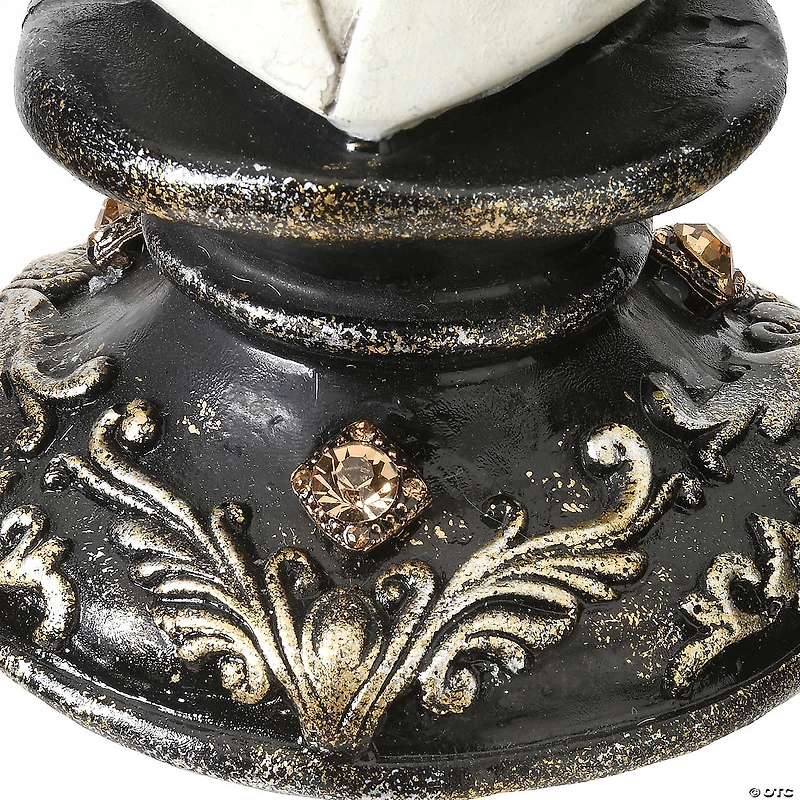 National Tree Company 10 in. Dapper Skull Bust