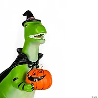 National Tree Company 10 in. Halloween Green Dinosaur Tabletop Décor