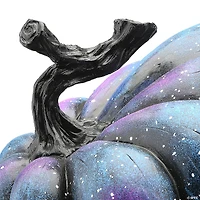 National Tree Company 10 in. Purple Galaxy Pumpkin Decor