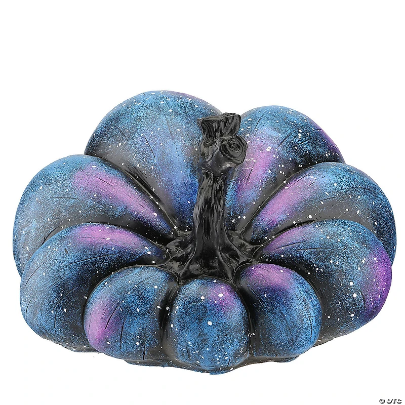 National Tree Company 10 in. Purple Galaxy Pumpkin Decor