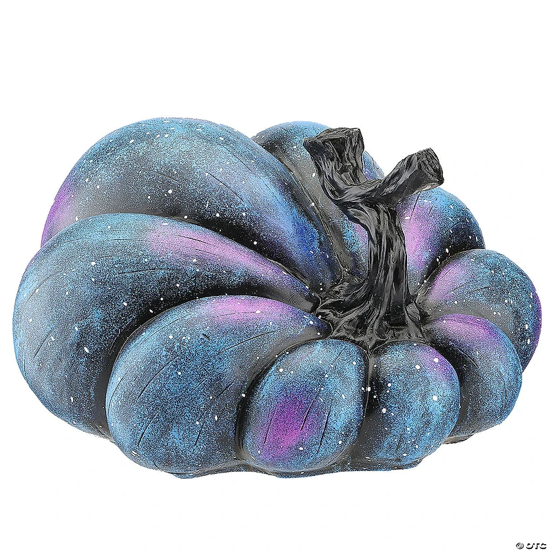 National Tree Company 10 in. Purple Galaxy Pumpkin Decor