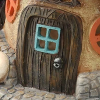 National Tree Company 10 in. Purple Hat Haunted House with LED Light