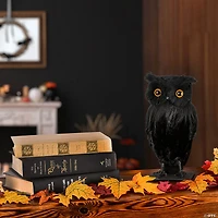 National Tree Company 11 in. Eerie Eyes Owl
