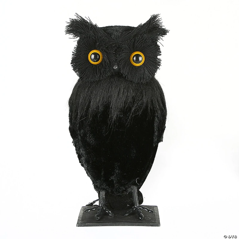 National Tree Company 11 in. Eerie Eyes Owl