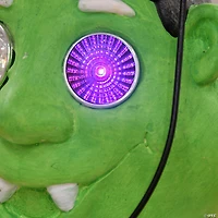 National Tree Company 12" Green Ghoul Lantern with LED Lights