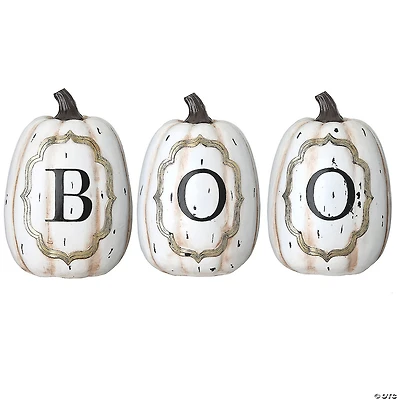 National Tree Company 13 in. BOO Pumpkin Assortment