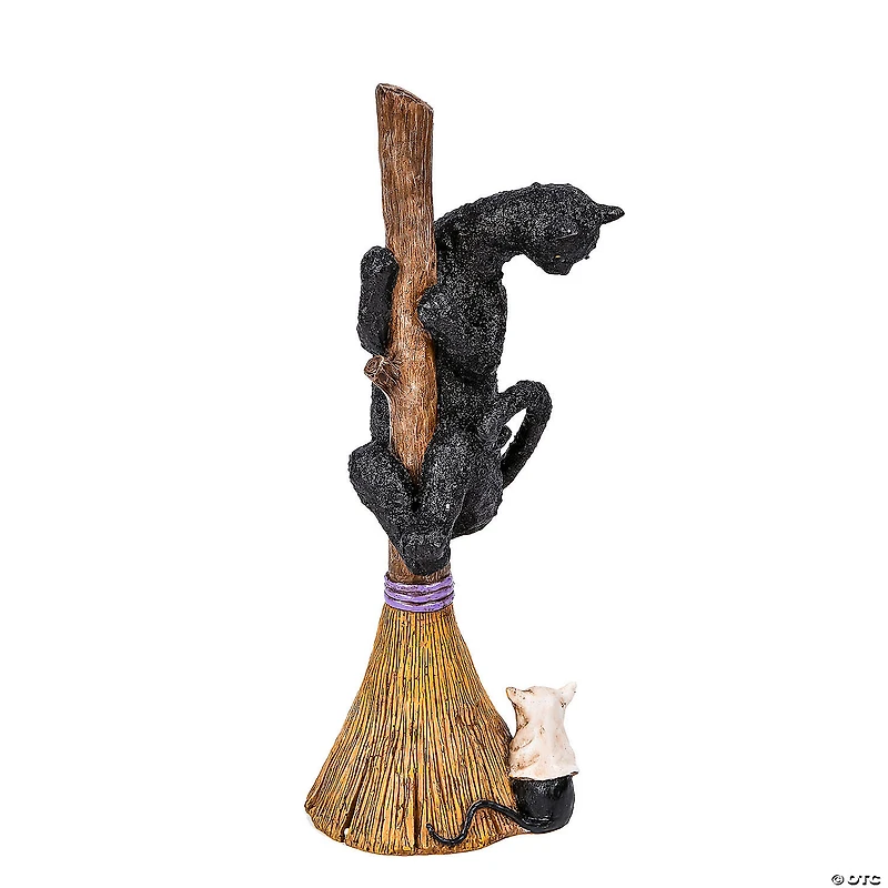 National Tree Company in. Halloween Black Cat Climbing Broom