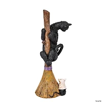 National Tree Company in. Halloween Black Cat Climbing Broom