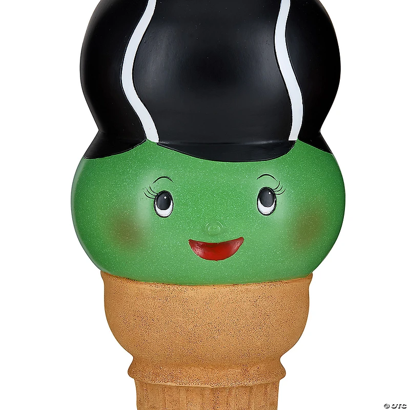 National Tree Company 14" I-Scream Cone, Bride of Frankenstein Halloween Tabletop Decoration