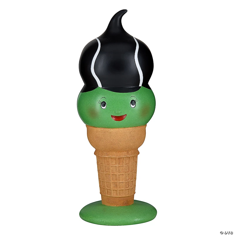 National Tree Company 14" I-Scream Cone, Bride of Frankenstein Halloween Tabletop Decoration