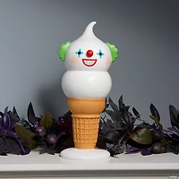 National Tree Company 14" I-Scream Cone, Creepy Clown Halloween Tabletop Decoration