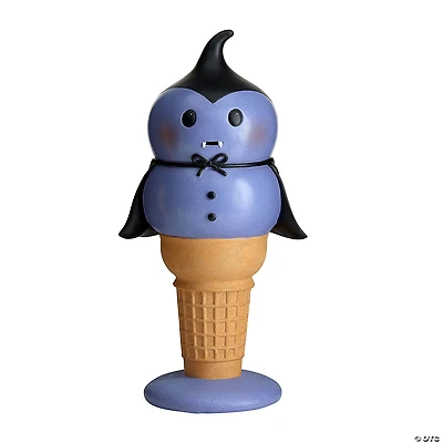National Tree Company 14" I-Scream Cone, Dracula Halloween Tabletop Decoration
