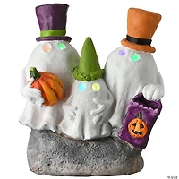 National Tree Company 15 in. Colorful Hats Ghost Trio with LED Light