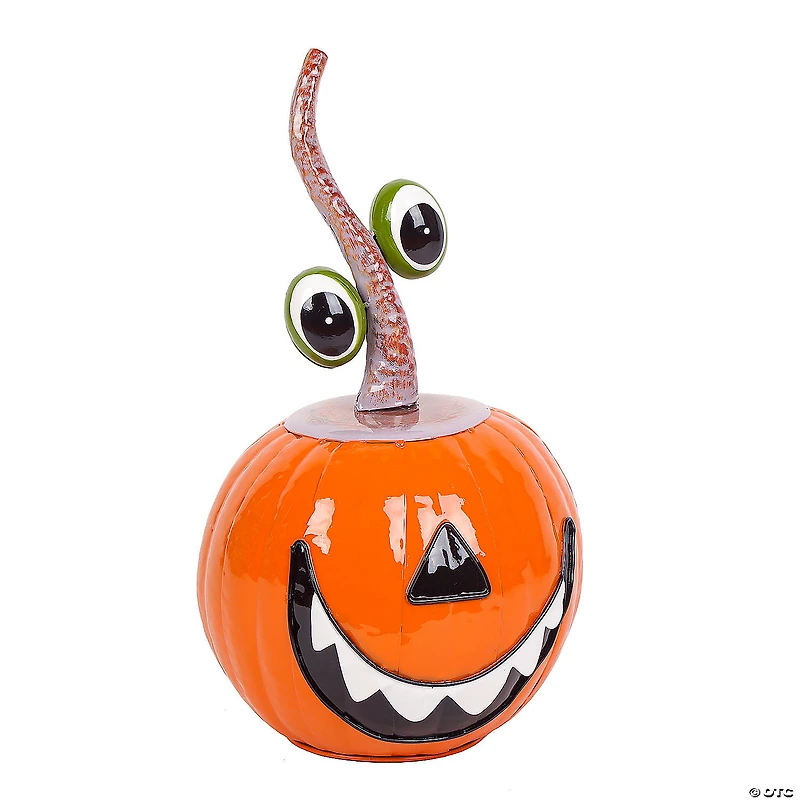 National Tree Company 15 in. Halloween Floating Eyes Metal Pumpkin Decoration