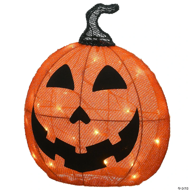 National Tree Company 16 in. Pre-Lit Happy Jack-O-Lantern