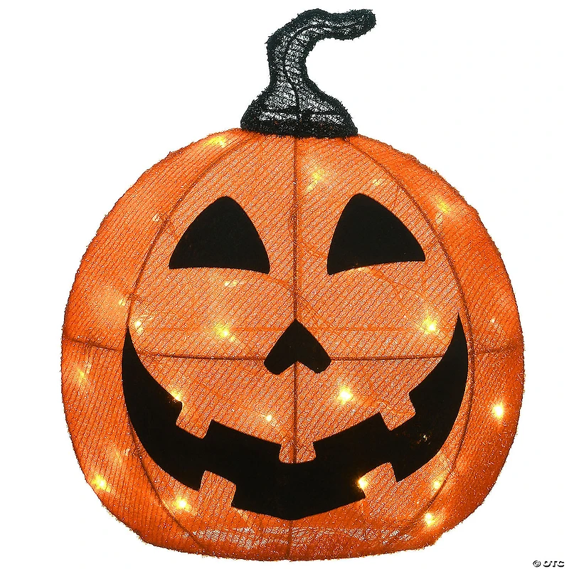 National Tree Company 16 in. Pre-Lit Happy Jack-O-Lantern