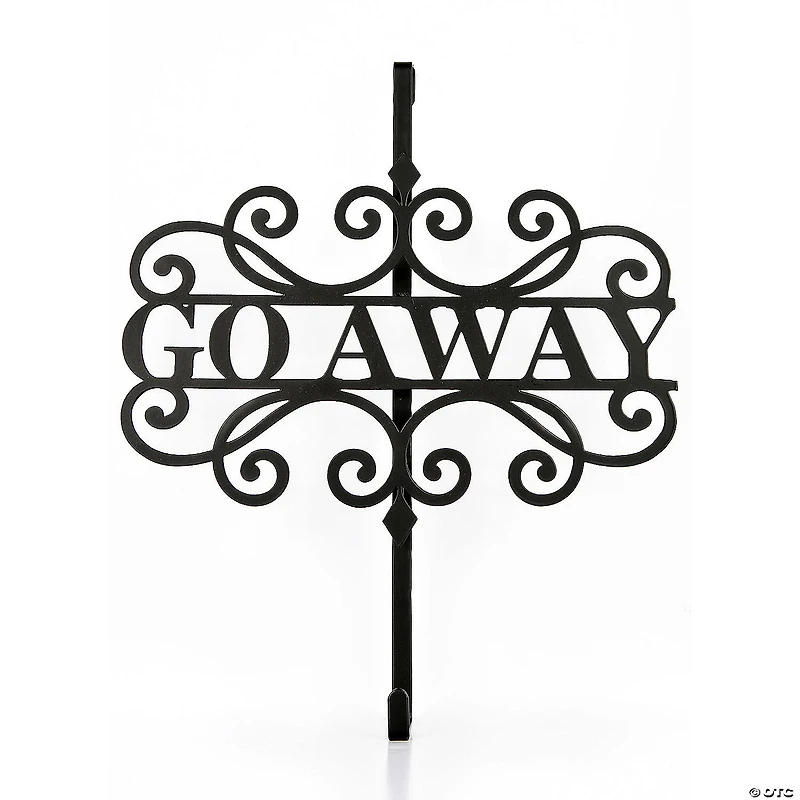 National Tree Company 17 in. "Go Away" Wreath Hanger