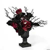 National Tree Company 18 in. Halloween Black Rose Plant