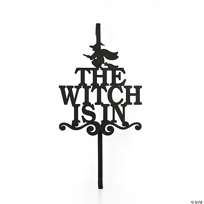 National Tree Company 18 in. Halloween "The Witch Is In" Wreath Hanger