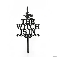 National Tree Company 18 in. Halloween "The Witch Is In" Wreath Hanger