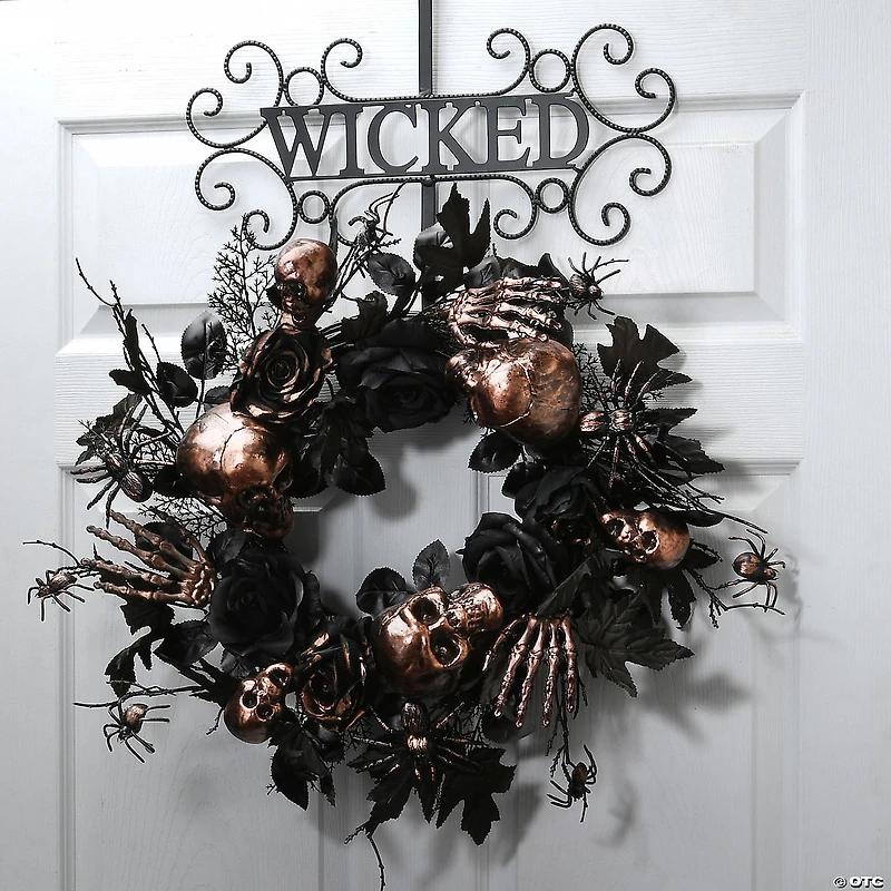 National Tree Company 18 in. Halloween "Wicked" Wreath Hanger