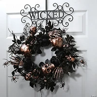 National Tree Company 18 in. Halloween "Wicked" Wreath Hanger