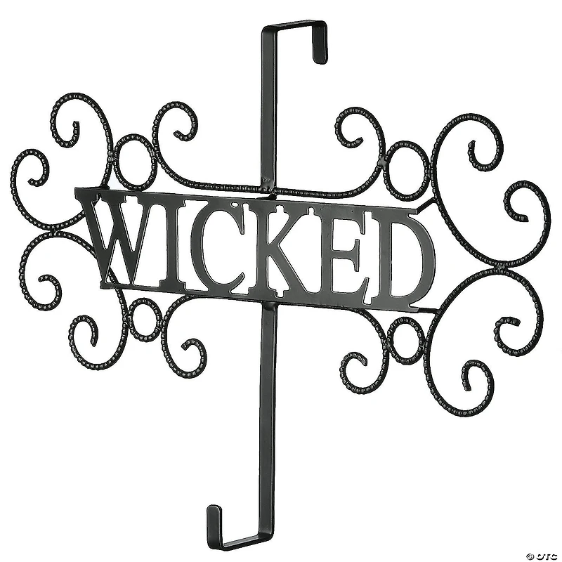 National Tree Company 18 in. Halloween "Wicked" Wreath Hanger
