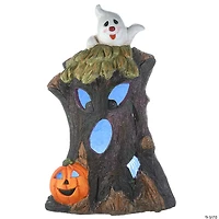 National Tree Company 18 in. Haunted Tree Trunk with LED Light