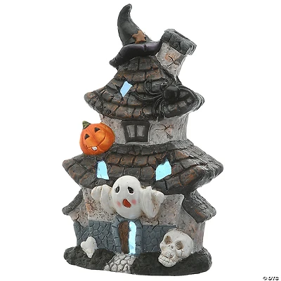 National Tree Company 18 in. Multilevel Haunted House with LED Light