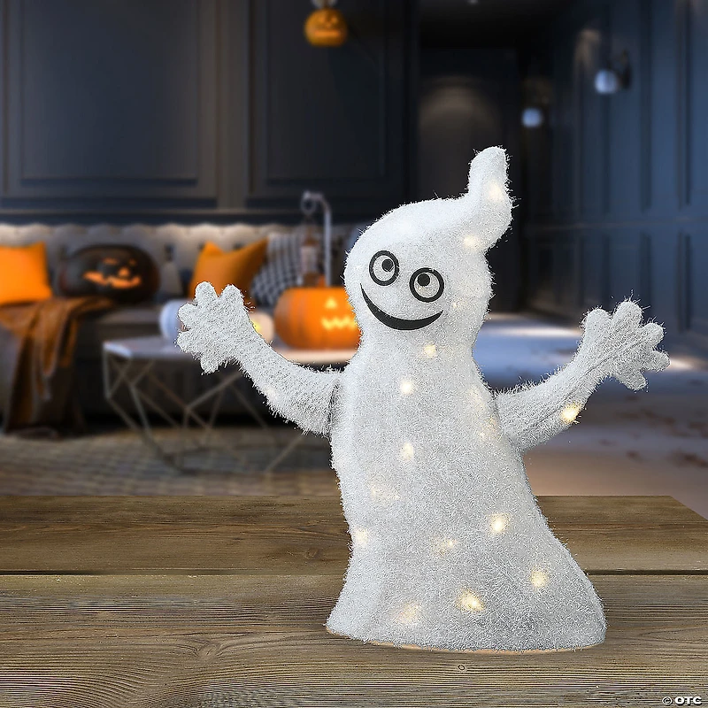 National Tree Company 18 in. Pre-Lit Smiling Ghost
