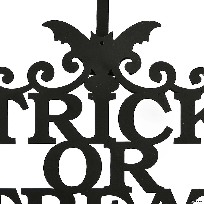 National Tree Company 19 in. Halloween "Trick or Treat" Wreath Hanger