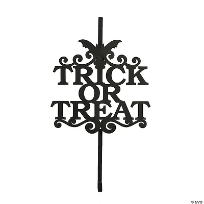 National Tree Company 19 in. Halloween "Trick or Treat" Wreath Hanger