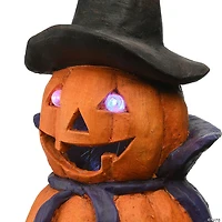 National Tree Company 19 in. Three-Tiered Pumpkin with LED Light