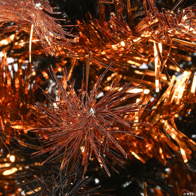 National Tree Company 2 ft. Tinsel Tree, Black