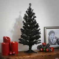 National Tree Company 2 ft. Tinsel Tree, Black