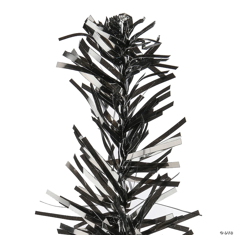 National Tree Company 2 ft. Tinsel Tree, Black
