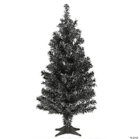 National Tree Company 2 ft. Tinsel Tree, Black