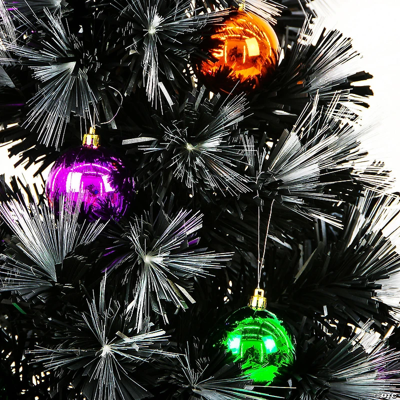 National Tree Company 2" Hanging Ball Ornament Set - Orange, Gree, Purple (Set of 30)