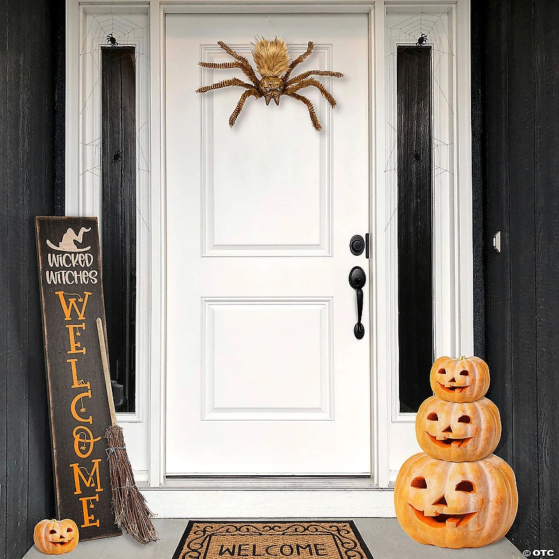 National Tree Company 24 in. Animated Hanging Halloween Spider, Sound Activated