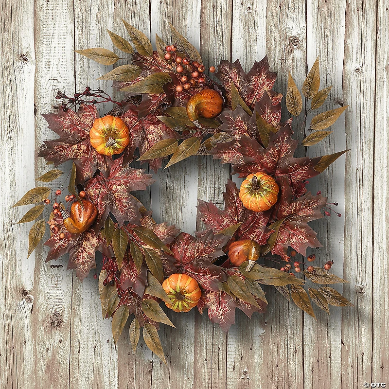 National Tree Company 24 in. Autumn Ivy Wreath