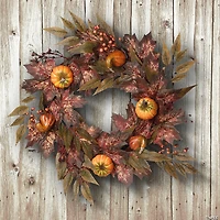 National Tree Company 24 in. Autumn Ivy Wreath