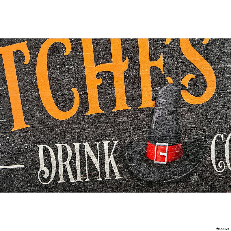 National Tree Company 24 in. Halloween "Witches Brew Wood Wall Sign