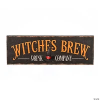 National Tree Company 24 in. Halloween "Witches Brew Wood Wall Sign
