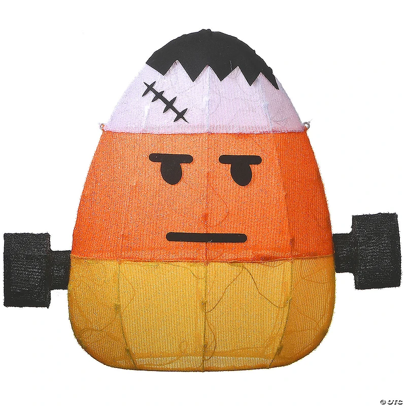 National Tree Company 24 in. Pre-Lit Candy Corn Frankenstein