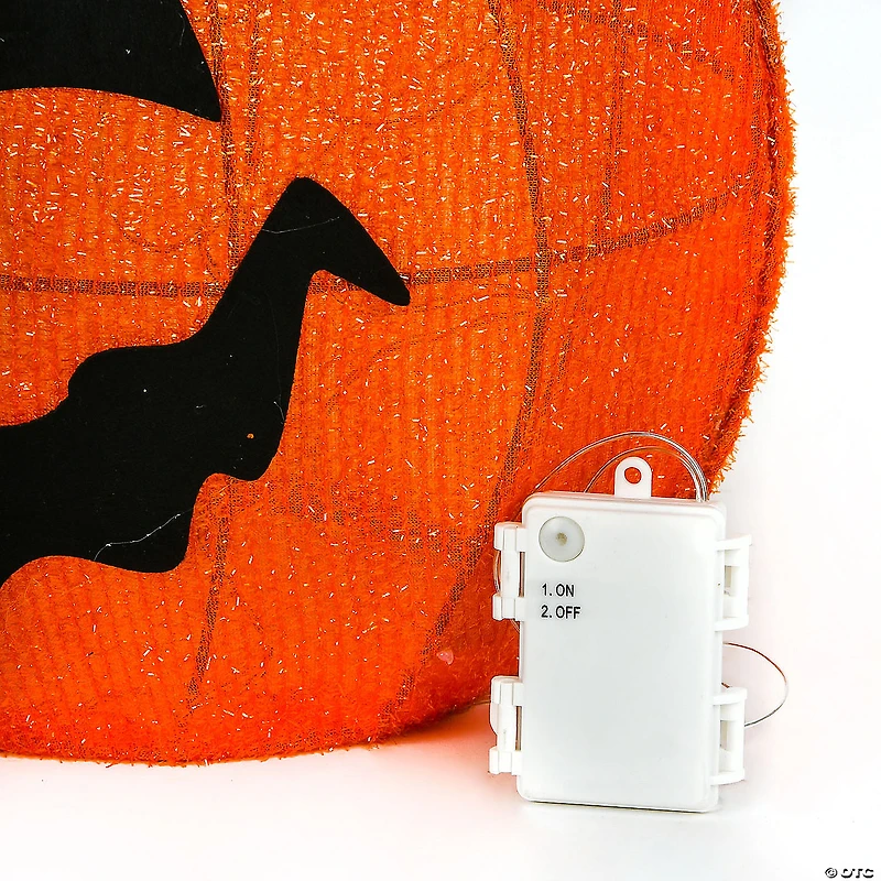 National Tree Company 24 in. Pre-Lit Pumpkin and Ghost