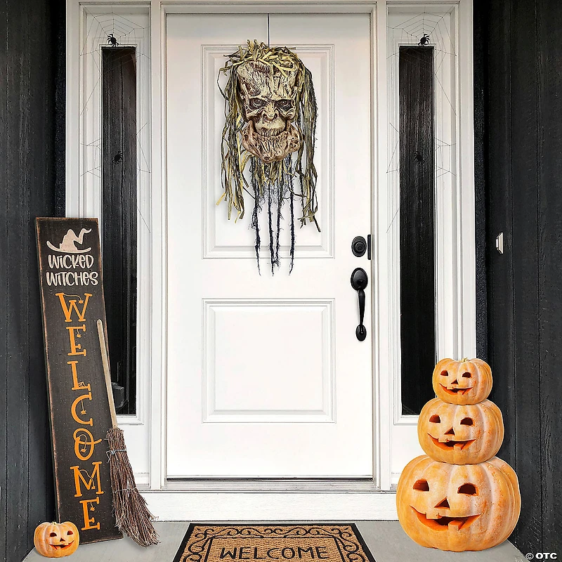 National Tree Company 26 in. Halloween Animated Talking Head, Sound Activated