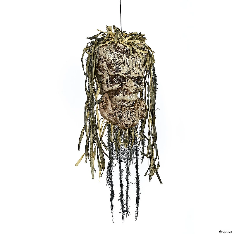 National Tree Company 26 in. Halloween Animated Talking Head, Sound Activated