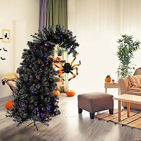 National Tree Company 27 in. Halloween Black and Orange Spider